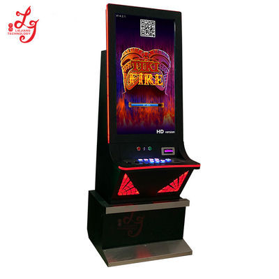 Tiki Fire Lightning Link Vertical Screen Slot Game 43'' Touch Screen Games Machines For Sale