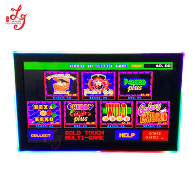 Gold Touch Slot Infrared Touch Screen 32 43 Inch Monitors With LED Lights For Lol Gold Touch Game Machines