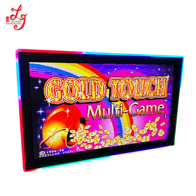 Gold Touch Slot Infrared Touch Screen 32 43 Inch Monitors With LED Lights For Lol Gold Touch Game Machines