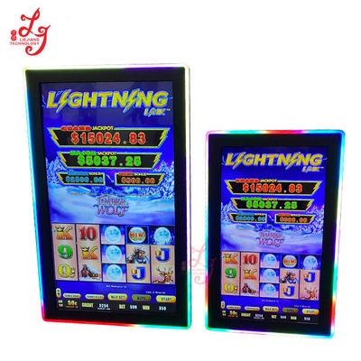 Infrared Touch Screen 32 43 Inch Monitors Crazy Money With LED Lights For POG Game Lol Gold Touch Game Machines