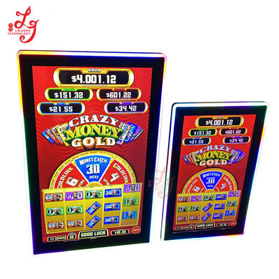 Infrared Touch Screen Monitors 32 43 Inch Crazy Money With LED Lights For POG Game Lol Gold Touch Game Machines