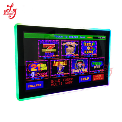 32 Inch Pog Firelink Touch Screen Monitor Multi Infrared Touch Monitor With Side LED Light