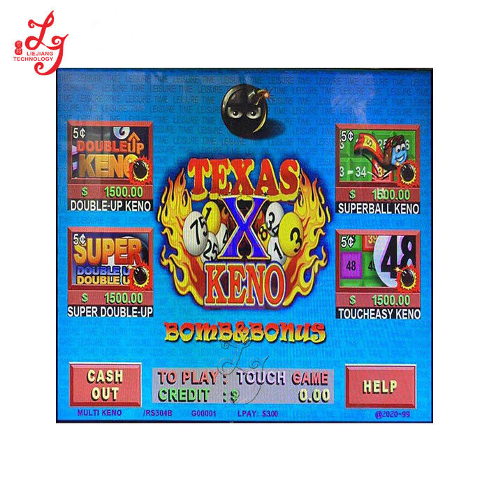 Texas Keno Super Double Up PCB Boards For Video Slot Game Machines