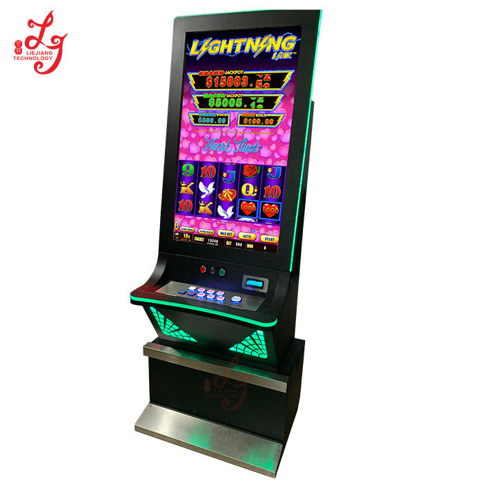 Heart Throb Iightning Iink Vertical Screen Slot Game 43'' Touch Screen Casino Slot Mutha Goose System Working Game