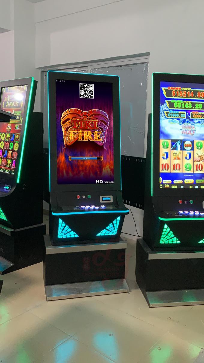 43 Inch Vertical Tiki Fire Lightning Link Vertical Screen Slot Game 43