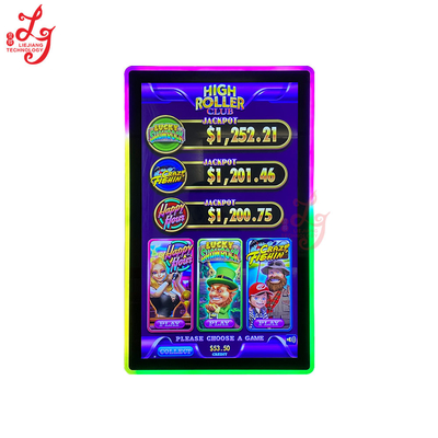 IGS High Roller 3 In 1 Multi Game Video Casino Slot Gambling Games Boards