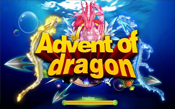 Advent Dragon Arcade Fish Table Software Game Machines With Bill Acceptor