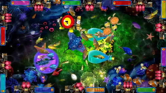 Fire Kirin 6 8 10 Players Arcade Game Machine Fish Table Software