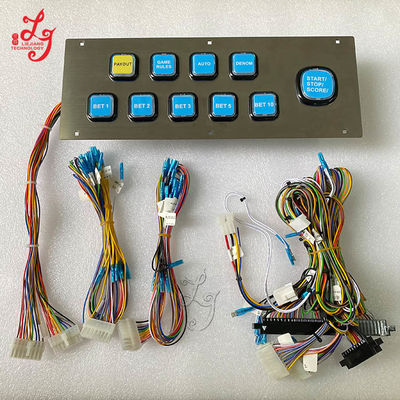Buttons Panel Fire Link Dragon Link Full Kit Wiring Harness Cable Cheery Master Kits