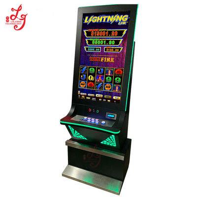 Lightning Link Tiki Fire Vertical Screen Slot Game 43'' Touch Screen Games Machines For Sale