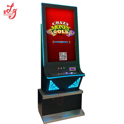 Crazy Money Gold Video Slot Game Touch Screen Video Slot Games Machines For Sale