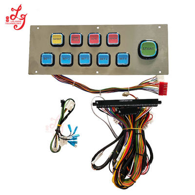 Wiring Harness Kit Buttons Panel For  43 Inch Curved Video Slot Games TouchScreen Game Machines