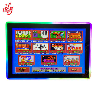 22 Inch Capacitive 3M RS232 Touch Screen Gaming Monitor For POT O Gold and LOL
