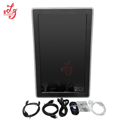 With LED Light 32 Inch Iightning Iink Fire Link Touch Screen Monitor Multi Infrared Touch Monitor With Side LED Light