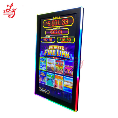 43 Inch Infrared 3M RS232 Slot Gaming Machine Touch Screen With LED Lights Monitor