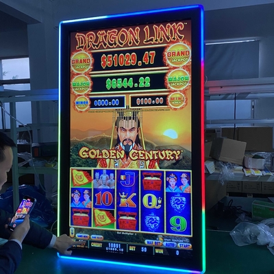 55 Inch 3M RS232 IR Mega Link Slot Gaming Machines Touch Screen Monitor