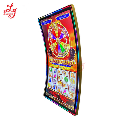 43 Inch Curved Touch Screen Monitors Bally Games With LED Lights Mounted Working With Fusion 4 For Sale
