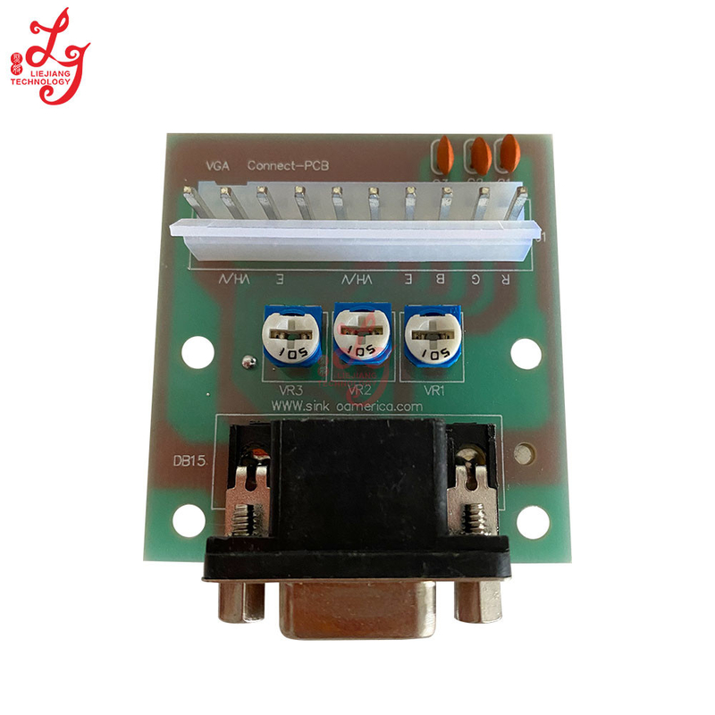 CGA RGB Connector PCB Board For POT O Gold Game Harness