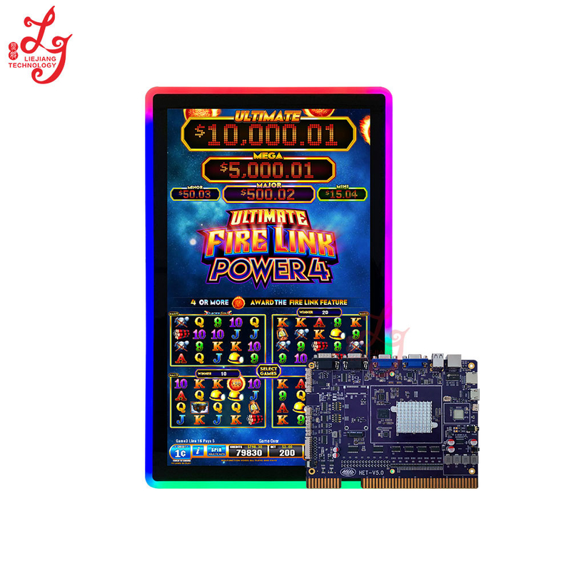 Fire Link Power 4 Slot PCB Boards 4 in1 Gaming Casino Gambling Slot Game Machines For Sale