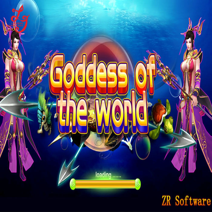 6 Seaters Goddess World Arcade Fish Table Game Machines