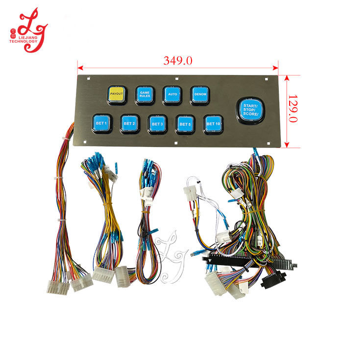 Buttons Panel Fire Link Dragon Iink Full Kit Wiring Harness Cable Cheery Master Kits