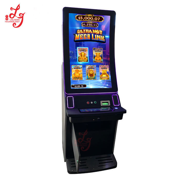 Mega Link Ultra Hot 5 In 1 43 Inch Curved Amazon Egypt China Rome India Video Slot Gambling Game Machine