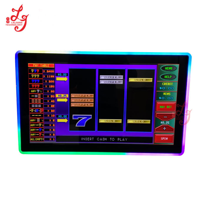 27 Inch PCAP Touch Screen 3M RS232 Game Monitor For Iightning Iink Dragon Iink